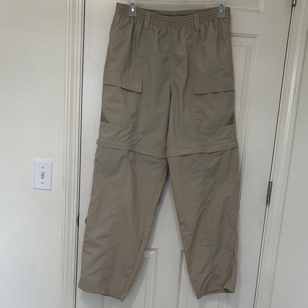 Men’s Columbia PFG Convertible Pants Size Medium